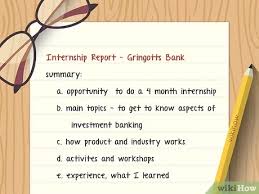 Student industrial training scheme (siwes) provide student with appreciable skills designed to expose or equip them with real life working experience. How To Write A Report After An Internship With Pictures