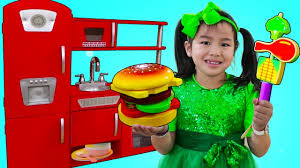 The best kitchen set for preschoolers is more advanced and contains many accessories so he or she can adequately pretend play. Jannie Pretend Play Cooking Bbq W Cute Kitchen Play Set Kids Food Toys Youtube