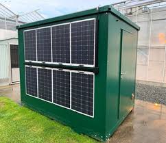 Producing Seedlings In An Off Grid Led Lit Vertical Farming Facility