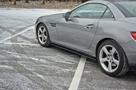 Get your estimated instalment for your dream car without any hassle. Side Skirts Diffusers Mercedes Benz Slk R172 Textured Our Offer Mercedes Slk R 172 Maxton Design