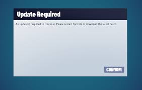 An Update Is Required To Continue Please Restart Fortnite Problem Solved