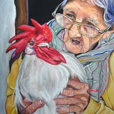 Amour En Cage, Pintura por Catherine Wernette