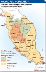 The term orang asli is mostly used in malaysia. Distribution Of Orang Asli Population In Peninsula Malaysia Download Scientific Diagram