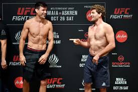 Ben askren is an american mixed martial artist and former olympic wrestler. Demian Maia Shocks The World Submits Ben Askren With A Rear Naked Choke Essentiallysports