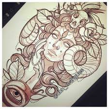 Pin Drawn Geisha Samurai Half Mask 8 In The Beginning The Sketches Of Gunnar Reindeer Girl Tattoo By Zihae Digital D Art Witch Tattoo Tattoo Drawings