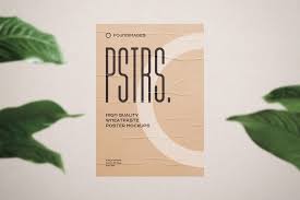 50 Poster Mockup Bundle Glued Paper Poster Mockup Postcard Mockup Mockup