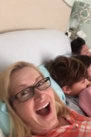 Please Watch Angela Kinsey S Kids Cracking Up Over This Iconic Scene From The Office In 2020 Angela Kinsey Celebrity Kids Celebrity Families
