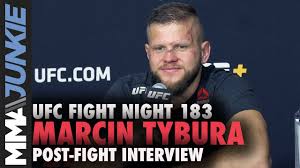 243 lbs (110.2 kg) height: Marcin Tybura Becomes First To Finish Greg Hardy In Mma Ufc Fight Night 183 Post Fight Interview Youtube
