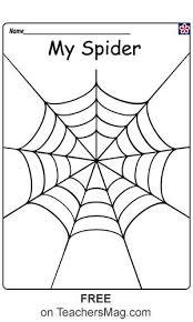 Free Printable Spider Web Spider Crafts Printable Preschool Crafts Spider Crafts Preschool