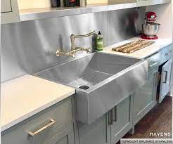 While a single bowl stainless steel sink works fine for small kitchens or homes, most people prefer to go for double bowl ones. Custom Stainless Steel Sinks Usa Handcrafted Havens Luxury Metals