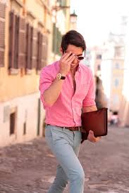 Fashion Men Pink Grey Mens Fashion Casual Mens Fashion Casual Spring Business Casual Outfits