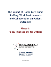 Pdf The Impact Of Home Care Nurse Staffing Work