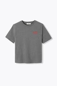 T-shirt STATION AMOUR - Gris clair
