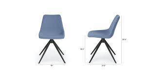 Wilsta Shoreline Blue Swivel Chair Swivel Dining Chairs Chair Grey Swivel Chairs