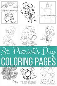 Christmas, halloween, easter, valentine's day, st. 38 St Patrick S Day Coloring Pages Free Printable Pdfs