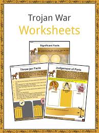 The trojan war started after an incident at the wedding feast of peleus, the king of thessaly, and thetis, a sea goddess. Trojan War Facts Worksheets Definiton Sources For Kids