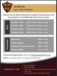 Squad, top scorers, yellow and red cards, goals scoring stats, current form. Stellenbosch Fc On Twitter Importan Notice Next Week We Will Host Academy Trials Stellenboschfc Sfcacademy Proudlystellenbosch