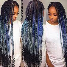 43 Pretty Box Braids With Color For Every Season Page 2 Of 4 Stayglam Colored Box Braids Box Braids Hairstyles Colored Braids