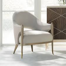 Our golden allure chair takes edgy glamor to a whole new level. Traditional Armchair Caracole Upholstery Pretty Little Thing Caracole Fabric Gold Plated Gray