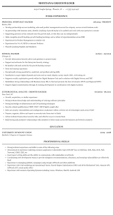 hacker resume sample mintresume