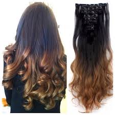 Dark Brown To Light Brown Ombre Hair Extensions Curly Hair 24 165g 165g Brown Curly Dark Ombre Hair Extensions Brown Ombre Hair Light Brown Ombre Hair