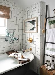 Subway tiles can be used on walls and floors for a seamless look and glossy tile finish. Bathroom Tile Ideas Floor Shower Wall Designs Apartment Therapy