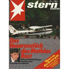 Mathias rust was born on june 1, 1968 in germany (52 years old). Stern Heft Nr 24 3 Juni 1987 Das Husarenstuck Des Mathias Rust