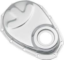 1947-62 Chevrolet Timing Gear Cover; 6 cylinder; Chrome Finish
