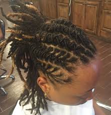 Nothing is cuter than a short dread style! Pin On Loc Styles