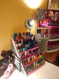 You can make this cute, colorful nail polish organizer for around $5. Pin On Diy Ideas