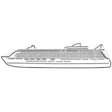 Cruise Ship Outline Drawing Great Powerpoint Clipart For Presentations Presentermedia Com In this tutorial i'll teach you how to use 2 point perspective to draw the ship. cruise ship outline drawing great
