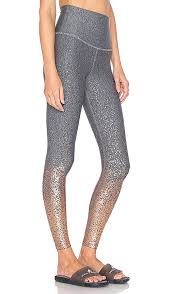Black And Gold Leggings Alloy High Waisted Legging In Black White Rose Gold High Waisted Leggings Gold Leggings White Rose Gold