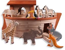 Der bau der arche muß ein werk von vielen handwerkern und jahren gewesen sein. Holztiger Arche Noah Gross Littlegreenie