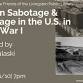German Sabotage and Espionage in the US during WWI event image