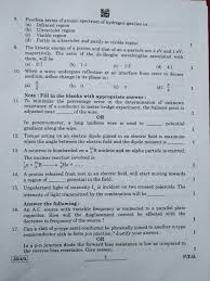 Due to coronavirus pandemic, the board has decided to reduce the syllabus by approx 30 percent. Cbse Class 12 Physics Exam 2020 Check Full Question Paper Cute766