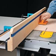 Build An Auxiliary Rip Fence For Your Table Saw With A Built In Track To Hold A Feather Board Table Saw Fence Diy Table Saw Table Saw