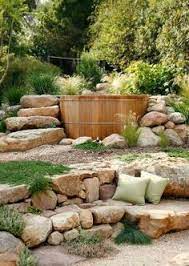 Low Maintenance Hillside Landscaping Hot Tub Built In Google Search Hot Tubs Pinterest Backyard Backyard Landscaping And Garden Design