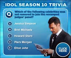 Think you know a lot about halloween? American Idol Season 10 Trivia Quiz Ew Com