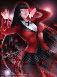 I have fun while drawing this cause it was hard for me to put the cards and coloring and even the pose hahaha. Jabami Yumeko By Necronika On Deviantart