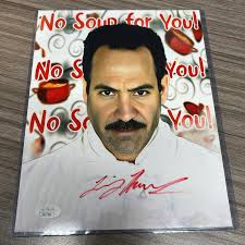 Soup Nazi” Larry Thomas signed 8x10 4/5