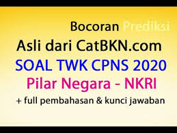 Soal Twk Cpns 2020 Hots Full Pembahasan Kunci Jawaban Dan Bocoran Prediksi Youtube