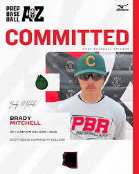 🚨𝐂𝐎𝐌𝐌𝐈𝐓𝐌𝐄𝐍𝐓 𝐀𝐋𝐄𝐑𝐓🚨 '25 OF Brady Mitchell (Canyon del Oro)  has announced his commitment to Scottsdale CC. Mitchell is the 53rd-ranked  senior in Arizona. Profile➡️ loom.ly/dOu_--k (link in story)