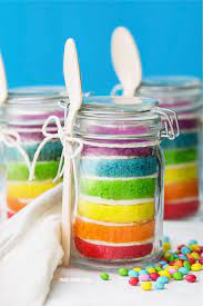 Shop By Category Ebay Mason Jar Desserts Cake In A Jar Rainbow Food