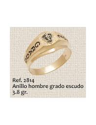 Check spelling or type a new query. Anillo De Grado Hombre Escudo De 36 8 Gramos En Oro De 18k