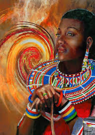 AFRICAN SPIRIT QUEST Painting by Michael Durst