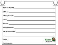 Make Sure Your Horse Is Getting The Right Feed And Supplements Even When You Can T Be There To Feed Him Click The Im Horse Stalls Horse Stall Sign Horse Feed