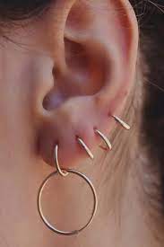 Baby Hoops Ear Piercings Piercing Earrings