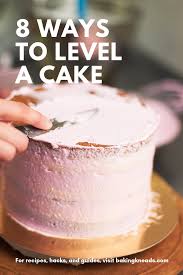 8 Ways To Level A Cake With Or Without Tools Easy Cake Decorating Cake Decorating Tips Flat Cakes