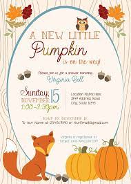 A Little Pumpkin Woodland Baby Shower Invitation Digital Etsy Baby Shower Pumpkin Woodland Baby Shower Invitations Baby Shower Woodland