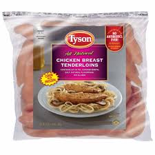 Are chicken tenderloins actually nutritionally different to the breast? Tyson Boneless Skinless Chicken Breast Tenderloins 2 5 Lb Kroger
